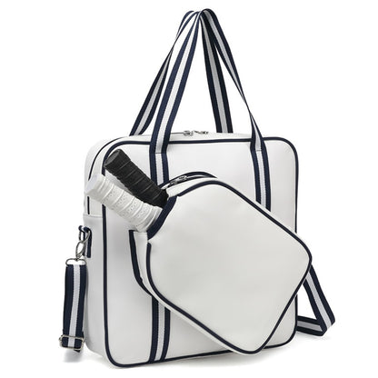 5625 PU Leather Racket Storage Bag Handbag Gym Bag Crossbody Shoulder Bag