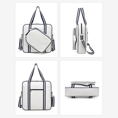 5625 PU Leather Racket Storage Bag Handbag Gym Bag Crossbody Shoulder Bag