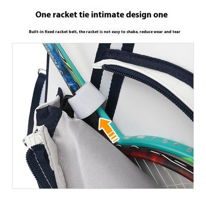 5625 PU Leather Racket Storage Bag Handbag Gym Bag Crossbody Shoulder Bag