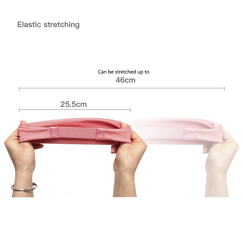 GOUNOD HT011 Solid Color Headband Elastic Sport Running Sweat Wicking Hairband