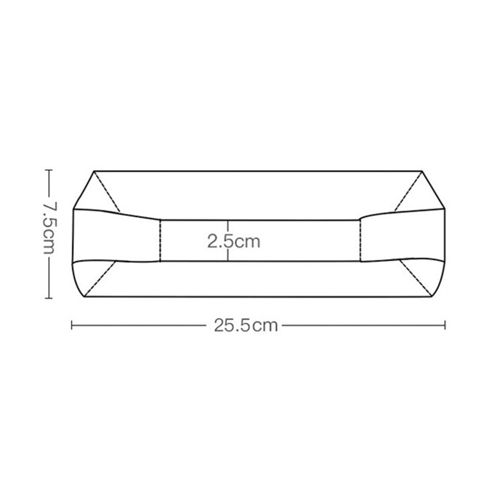 GOUNOD HT011 Solid Color Headband Elastic Sport Running Sweat Wicking Hairband
