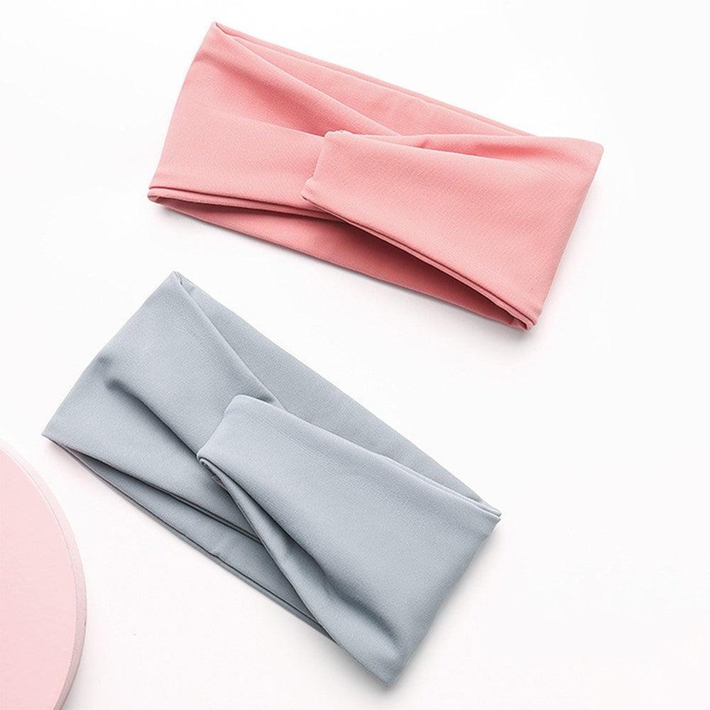 GOUNOD HT011 Solid Color Headband Elastic Sport Running Sweat Wicking Hairband
