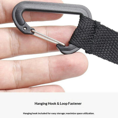 16L Drawstring Mesh Bag Waterproof Leather Base Sports Ball Organizer with Hanging Hook for Basketball