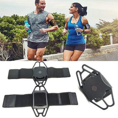 Phone Armband for Running Cycling Sports Adjustable Arm Band Holder with Magic Tape