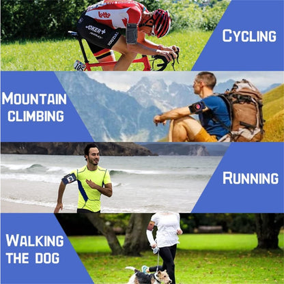 Phone Armband for Running Cycling Sports Adjustable Arm Band Holder with Magic Tape