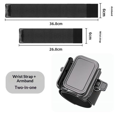 Instant Detachable Wrist Phone Holder 360° Rotation Armband for Live Streaming Running Cycling Sports