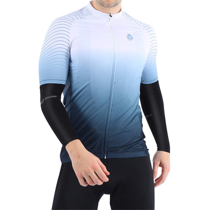 WEST BIKING 1 Pair Outdoor Sports Ice Silk Cooling Sleeves High Stretch Sun Protection Arm Cover