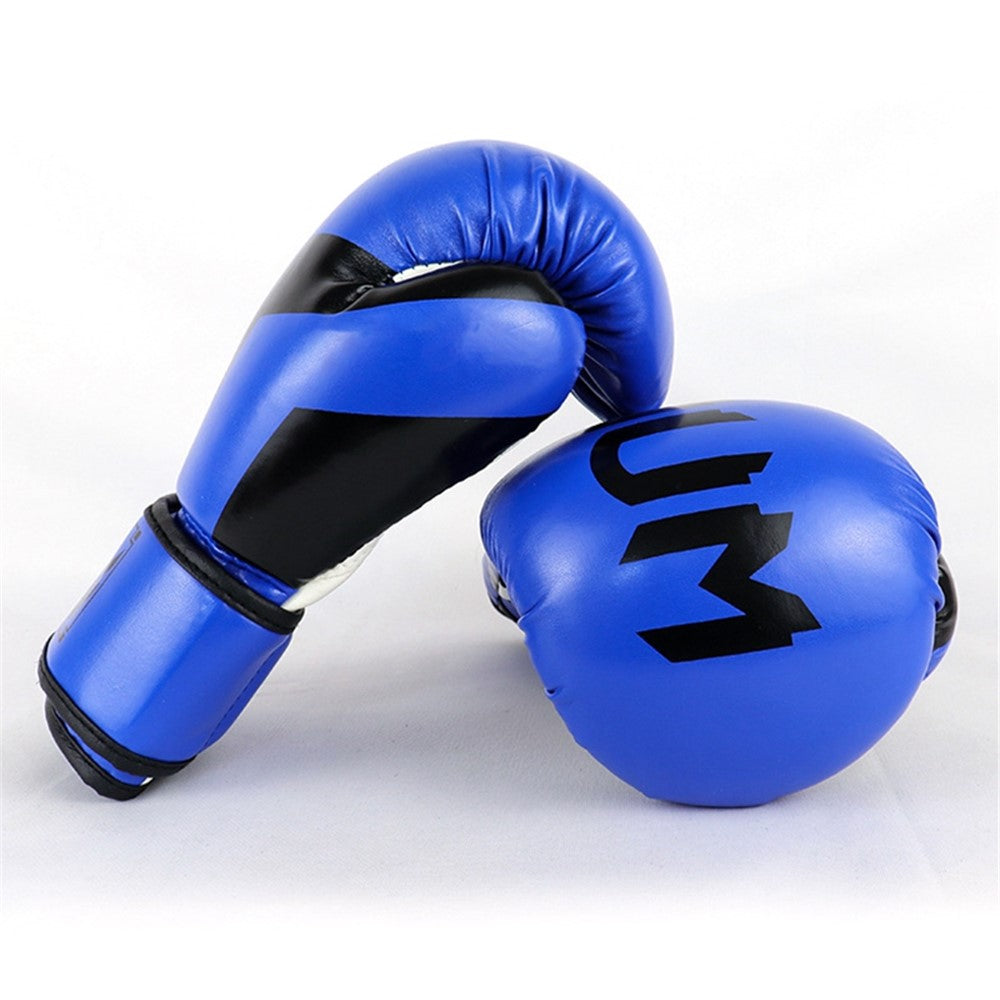 KAILUN NW-036 Leather Kick Boxing Gloves Karate Muay Thai Free Fight Training Gloves, 6oz