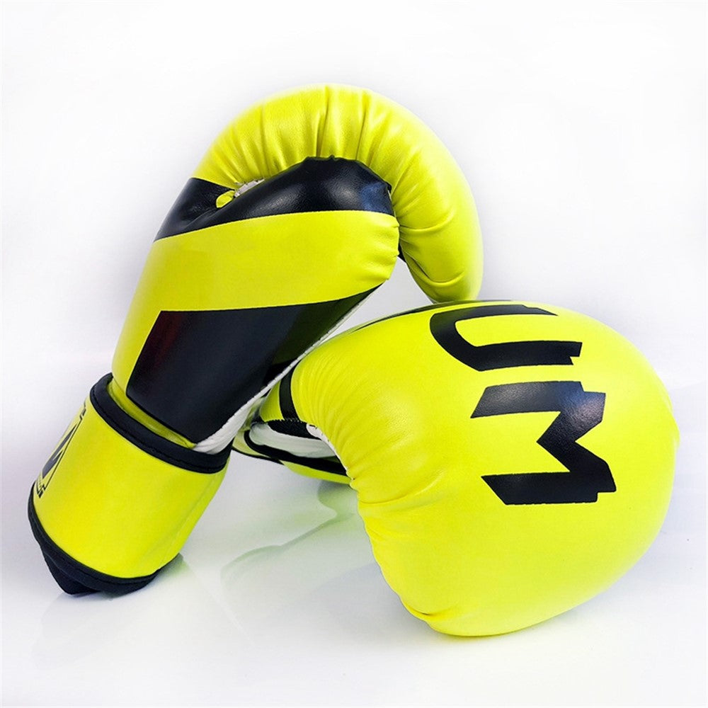 KAILUN NW-036 PU Mittens Kick Boxing Gloves Men Women Karate Muay Thai Free Fight MMA Sanda Training Equipment, 10oz