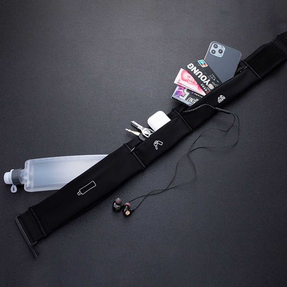 Sport Running Waist Bag Portable Outdoor Phone Holder Belt Bag (without Water Bottle), Size L