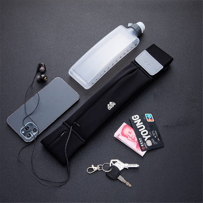 Sport Running Waist Bag Portable Outdoor Phone Holder Belt Bag (without Water Bottle), Size L