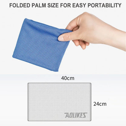 AOLIKES 7933 Cooling Polyester Wrist Sleeve Towel Quick Dry Heat Remove for Yoga Tenis Gym Fitness Runnig