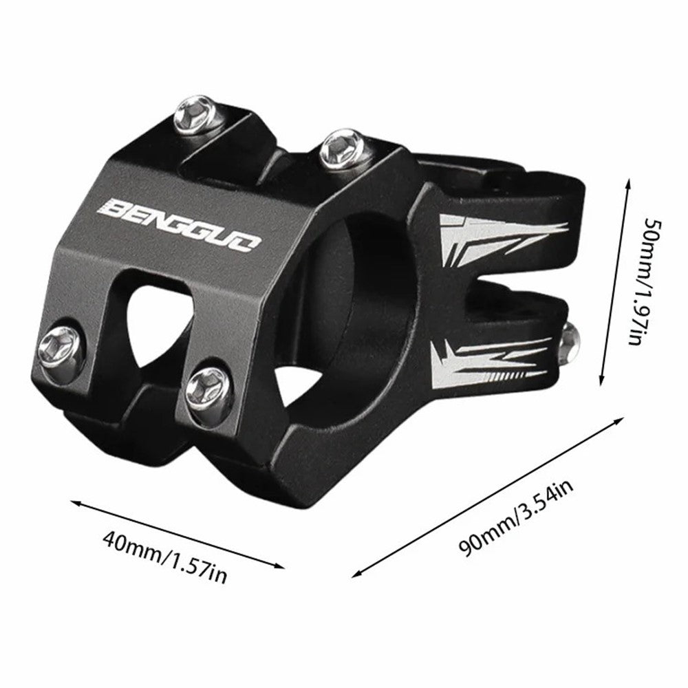 BENGGUO BG-2702 31.8mm CNC Aluminum Alloy MTB Bike Front Fork Stem Bicycle Handlebar Stem