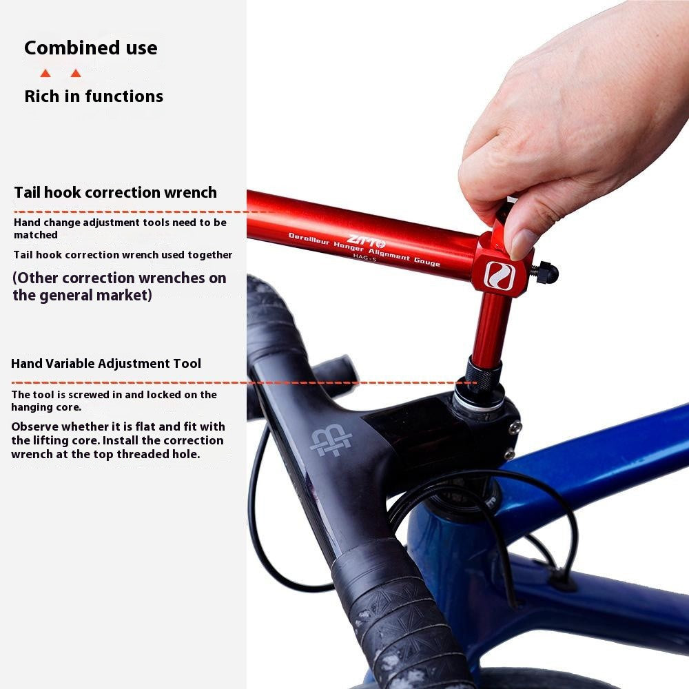 ZTTO Road Bike Derailleur Hanger Alignment Tool Handlebar Height Angle Left and Right Symmetric Adjuster