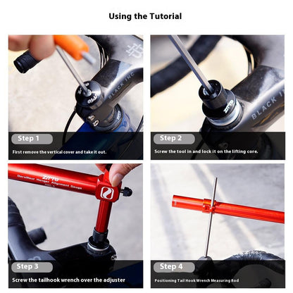 ZTTO Road Bike Derailleur Hanger Alignment Tool Handlebar Height Angle Left and Right Symmetric Adjuster