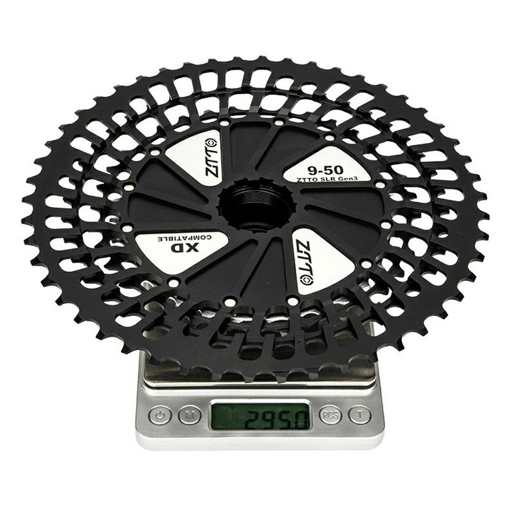 ZTTO 12 Speed 9-50T Ultra Light CNC Hollow Mountain Bike Cassette Freewheel for XD Hub