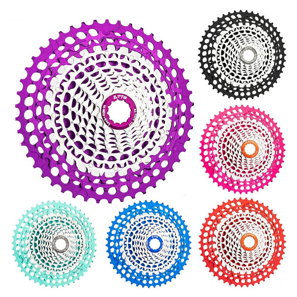 ZTTO 121146 Lightweight 12 Speed 11-46T CNC Mountain Bike Cassette Freewheel Compatible with HG Hubs