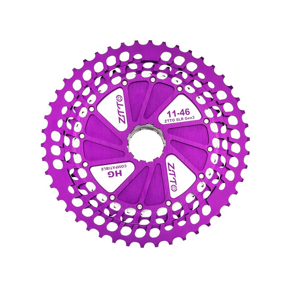 ZTTO 121146 Lightweight 12 Speed 11-46T CNC Mountain Bike Cassette Freewheel Compatible with HG Hubs