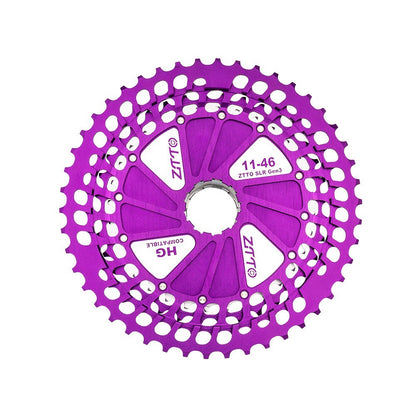 ZTTO 121146 Lightweight 12 Speed 11-46T CNC Mountain Bike Cassette Freewheel Compatible with HG Hubs
