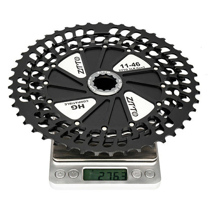 ZTTO 121146 Lightweight 12 Speed 11-46T CNC Mountain Bike Cassette Freewheel Compatible with HG Hubs