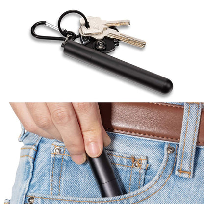 Portable 304 Stainless Steel Three Sections Telescopic Straw Beverage Milk Tea Metal Straw with Aluminum Alloy Storage Tube and Brush (No FDA Certification, BPA Free)