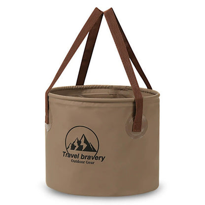 HALIN AT6658-10 10L Folding Bucket Portable Water Container Collapsible Bucket for Camping Hiking