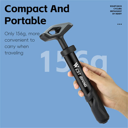 WEST BIKING YP0711183 Portable Basketball Football Inflator Swimming Ring Inflatable Toy Air Pump