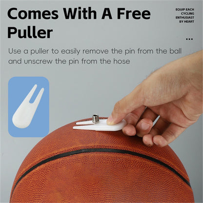 WEST BIKING YP0711183 Portable Basketball Football Inflator Swimming Ring Inflatable Toy Air Pump