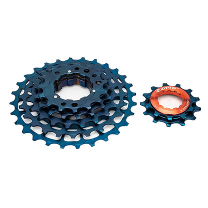 ZTTO 7 Speed Folding Bike Cassette 11-28T Steel + Aluminum Ultra Light Bicycle Freewheel