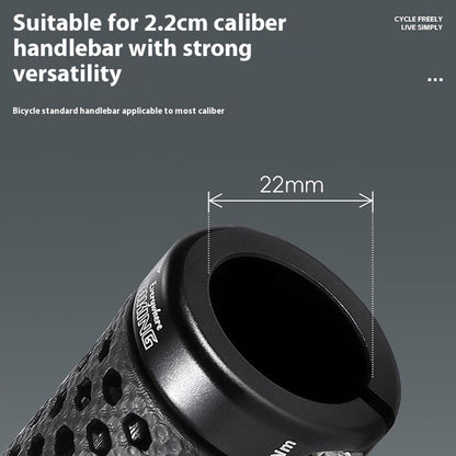 WEST BIKING YP0804081 3D Printed Bicycle Handlebar Grips Anti Slip Shock Absorbing Mountain Bike Handle Bar