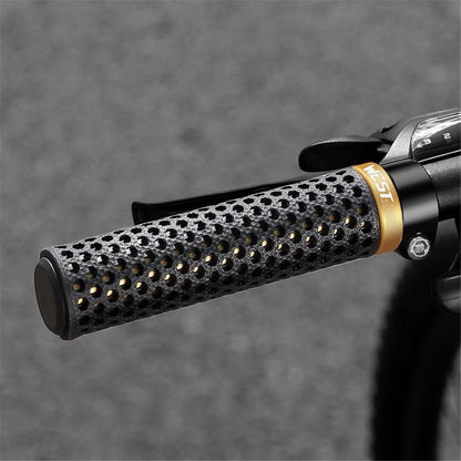 WEST BIKING YP0804081 3D Printed Bicycle Handlebar Grips Anti Slip Shock Absorbing Mountain Bike Handle Bar