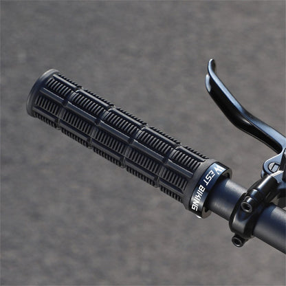 WEST BIKING YP0804089 1 Pair Anti Slip Mountain Bike Handlebar Grips Shock Absorbing Bicycle Grips