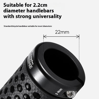 WEST BIKING YP0804092 1 Pair Mountain Bike Long + Short Grips 3D Printed TPU Anti Slip Handlebar Grips