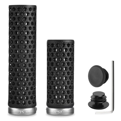 WEST BIKING YP0804092 1 Pair Mountain Bike Long + Short Grips 3D Printed TPU Anti Slip Handlebar Grips