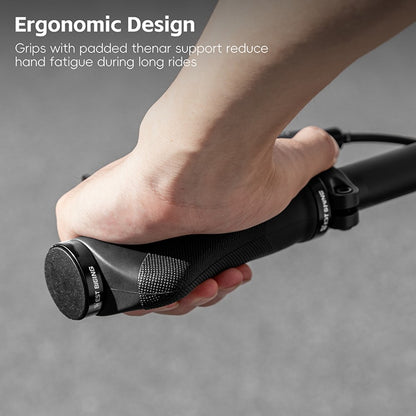 WEST BIKING YP0804088 1 Pair Mountain Bike Handlebar Grips Short + Long Gear Shifters Rubber Grip