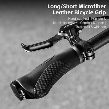 WEST BIKING YP0804088 1 Pair Mountain Bike Handlebar Grips Short + Long Gear Shifters Rubber Grip