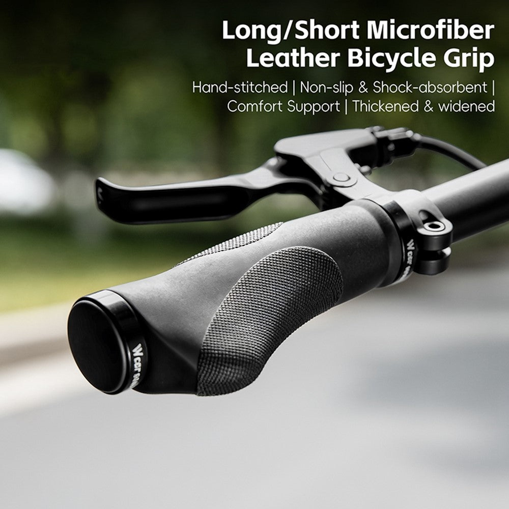WEST BIKING YP0804088 1 Pair Mountain Bike Handlebar Grips Short + Long Gear Shifters Rubber Grip