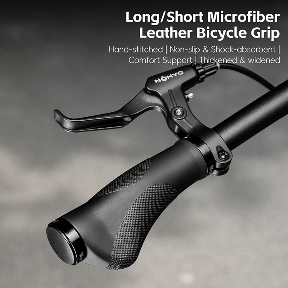 WEST BIKING YP0804088 1 Pair Mountain Bike Handlebar Grips Short + Long Gear Shifters Rubber Grip