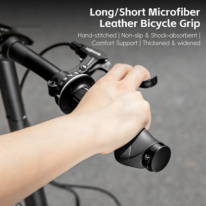 WEST BIKING YP0804088 1 Pair Mountain Bike Handlebar Grips Short + Long Gear Shifters Rubber Grip