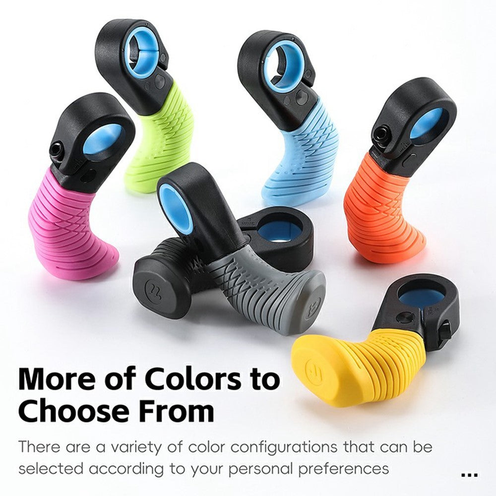 WEST BIKING YP0804087 Mountain Bike Thumb Grips Ergonomic Bike Grip Handle Extension Handlebar