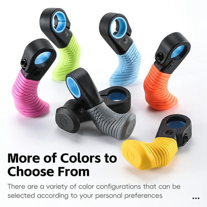 WEST BIKING YP0804087 Mountain Bike Thumb Grips Ergonomic Bike Grip Handle Extension Handlebar