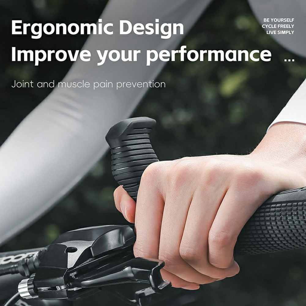 WEST BIKING YP0804087 Mountain Bike Thumb Grips Ergonomic Bike Grip Handle Extension Handlebar