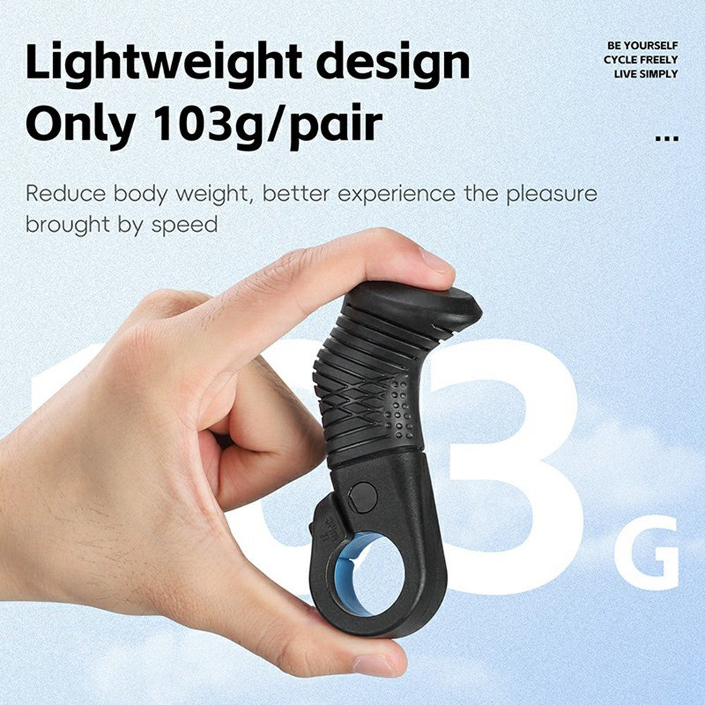 WEST BIKING YP0804087 Mountain Bike Thumb Grips Ergonomic Bike Grip Handle Extension Handlebar