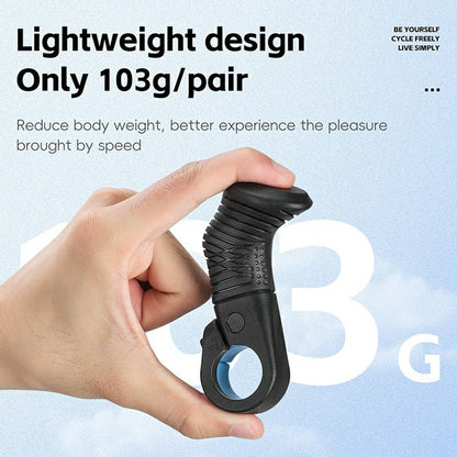 WEST BIKING YP0804087 Mountain Bike Thumb Grips Ergonomic Bike Grip Handle Extension Handlebar