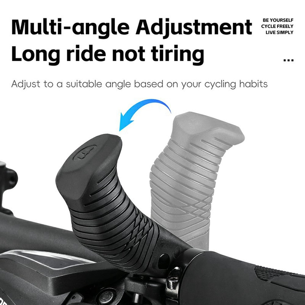 WEST BIKING YP0804087 Mountain Bike Thumb Grips Ergonomic Bike Grip Handle Extension Handlebar