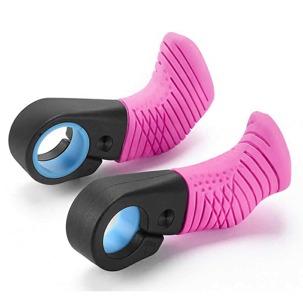 WEST BIKING YP0804087 Mountain Bike Thumb Grips Ergonomic Bike Grip Handle Extension Handlebar