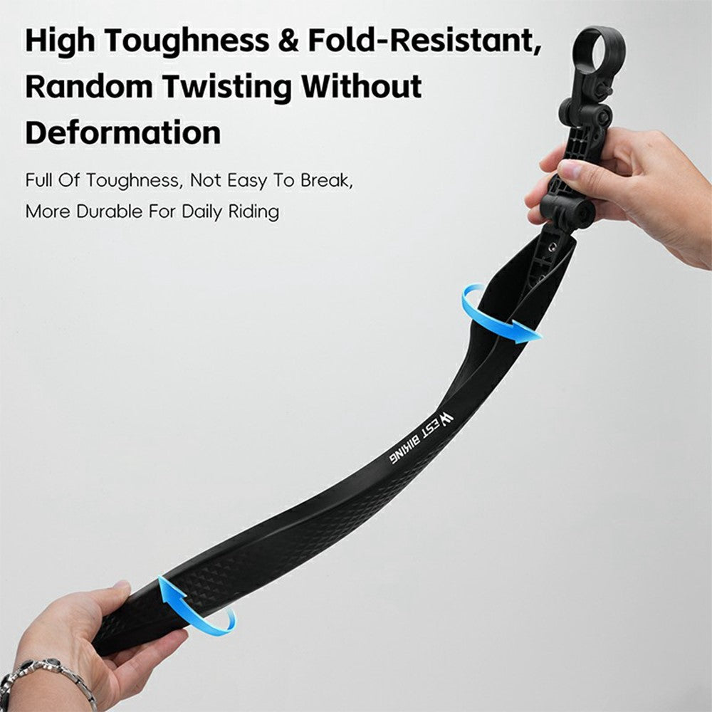 WEST BIKING Road Bike Fender Set Front / Rear Mudguards 26 / 29 Inch 700C Bicycle Rainproof Shield for Cycling