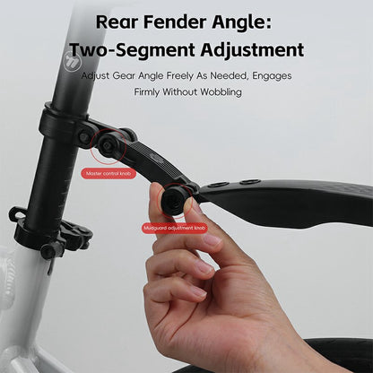 WEST BIKING Road Bike Fender Set Front / Rear Mudguards 26 / 29 Inch 700C Bicycle Rainproof Shield for Cycling