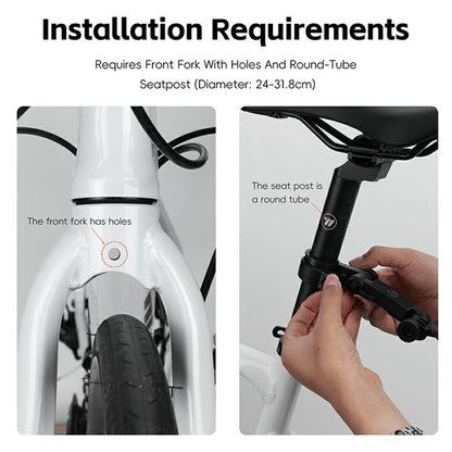 WEST BIKING Road Bike Fender Set Front / Rear Mudguards 26 / 29 Inch 700C Bicycle Rainproof Shield for Cycling