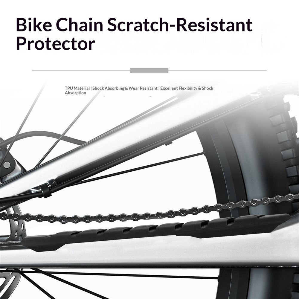 ENLEE TPU-01 Bike Chain Stay Protector / Frame Guard Anti-Scratch Shock Absorption for Road / Mountain Bikes